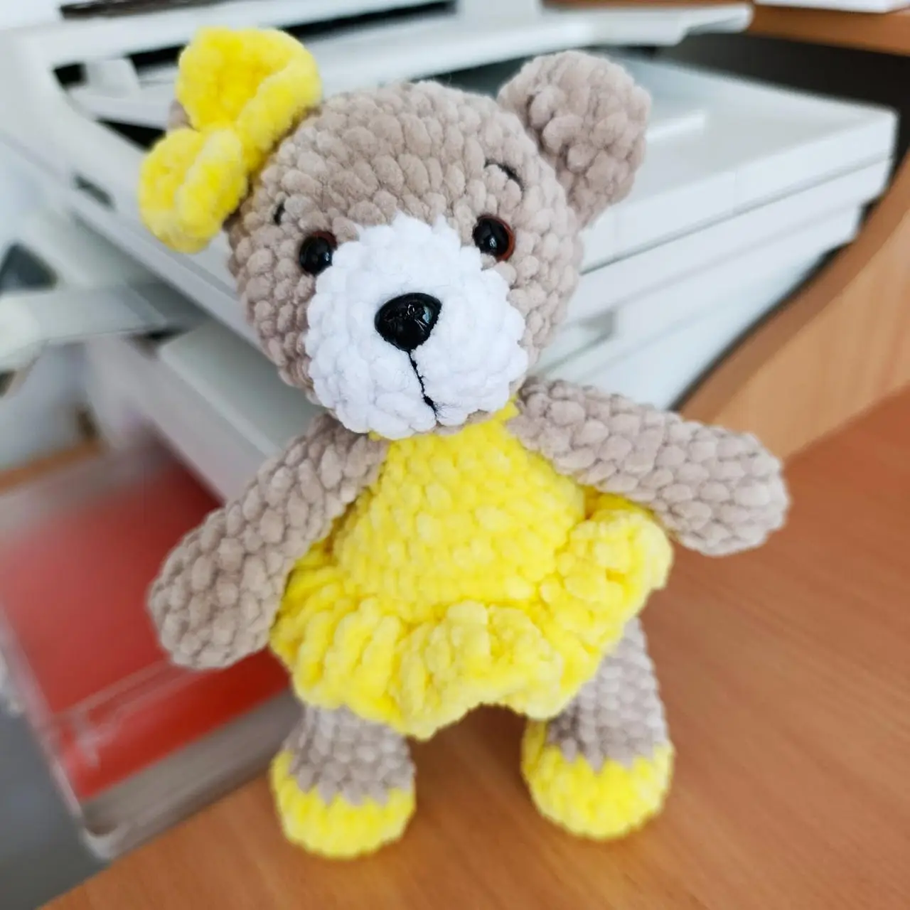 Плюшевий ведмедик ручної роботи (toy - 1)