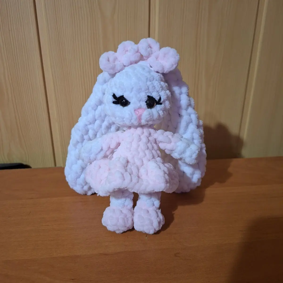 Плюшевий зайка ручної роботи