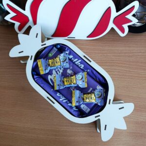 Бокс цукерка з солодощами мілка для дитини або дівчини на день народження новий рік різдво 8 березня (ar261)