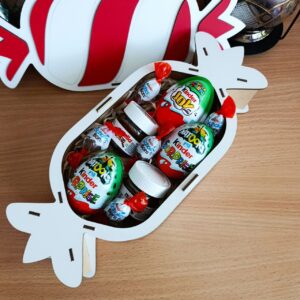 Бокс з солодощами для дитини або дівчини на день народження новий рік 8 березня (ar267)