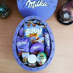 Подарунковий бокс мілка з солодощами для дитини або дівчини на день народження новий рік 8 березня (ar271)