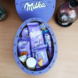 Подарунковий бокс мілка із солодощами для дитини або дівчини на день народження новий рік 8 березня (ar269)