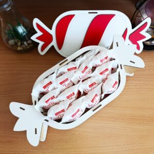 Бокс з цукерками Raffaello для дитини або дівчини на день народження новий рік день закоханих 8 березня (ar264)