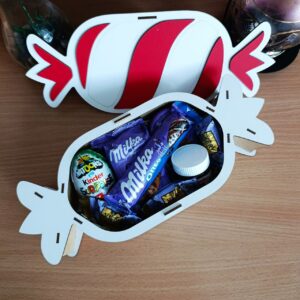 Бокс з солодощами мілка для дитини або дівчини на день народження новий рік день закоханих 8 березня (ar265)