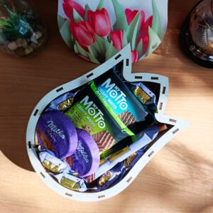 Бокс з солодощами для дитини або дівчини на день народження новий рік різдво 8 березня (ar259)