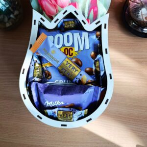 Бокс з солодощами для дитини або дівчини на день народження новий рік 8 березня (ar257)