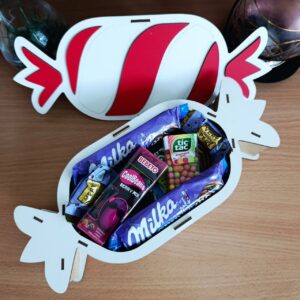 Бокс з солодощами мілка для дитини або дівчини на день народження новий рік день закоханих 8 березня (ar277)