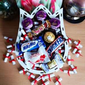 Бокс з солодощами та 101 причиною Чому я тебе кохаю для дівчини на день народження день закоханих 8 березня (ar278)