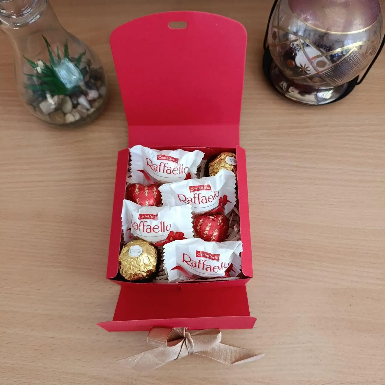 Подарункова коробка з цукерками для дівчини на день народження день закоханих 8 березня свято (ar297) - Зображення 2