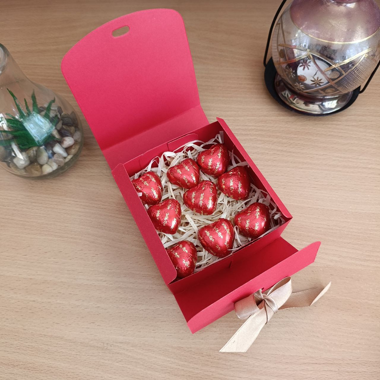 Подарункова коробка з цукерками для дівчини на день народження день новий рік закоханих 8 березня свято(ar294) - Зображення 2