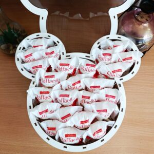 Бокс з цукерками Raffaello для дитини або дівчини на день народження день закоханих 8 березня свято (ar288)