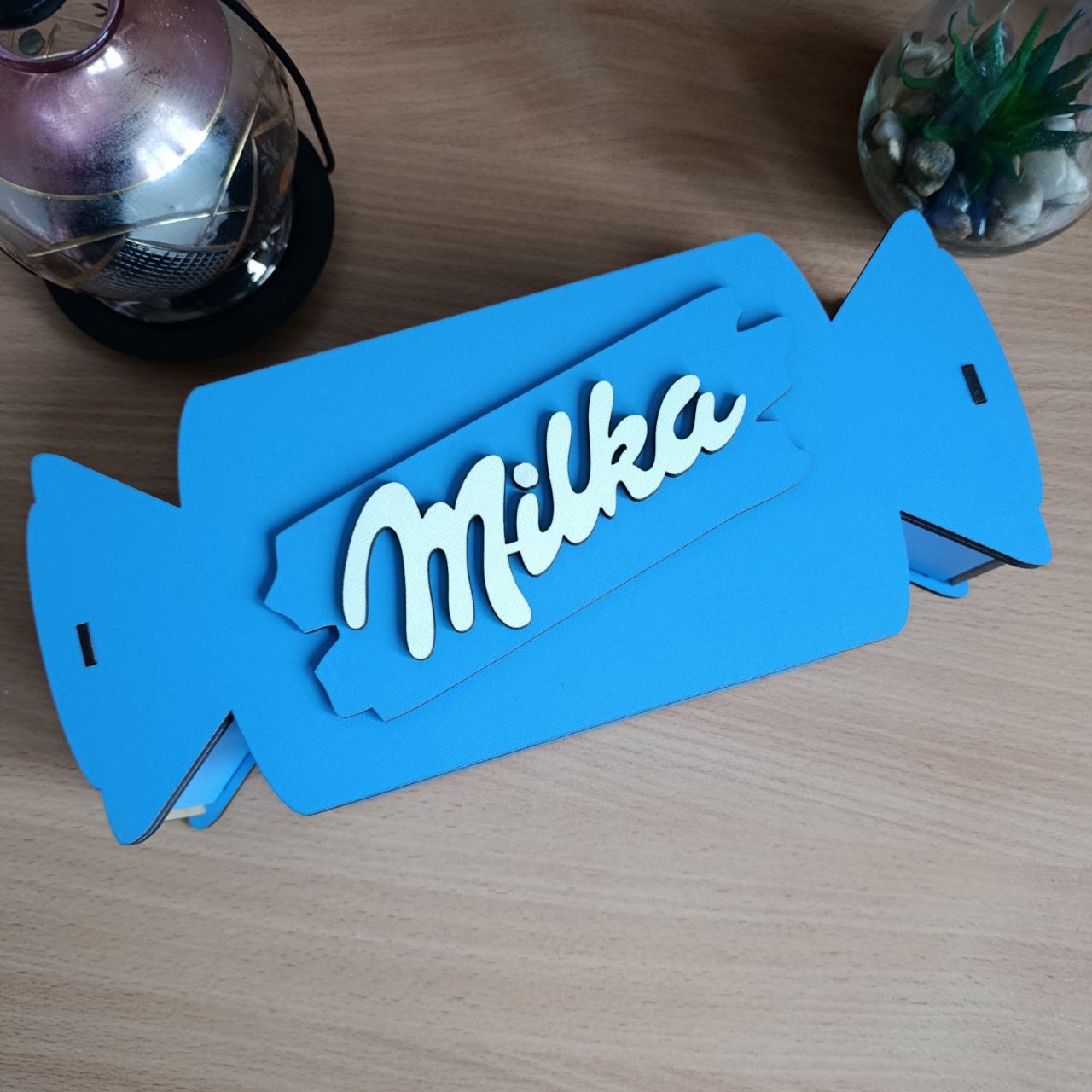 Бокс мілка з цукерками для дівчини або дитини на день народження новий рік різдво день закоханих 8 березня (ar292) - Зображення 6