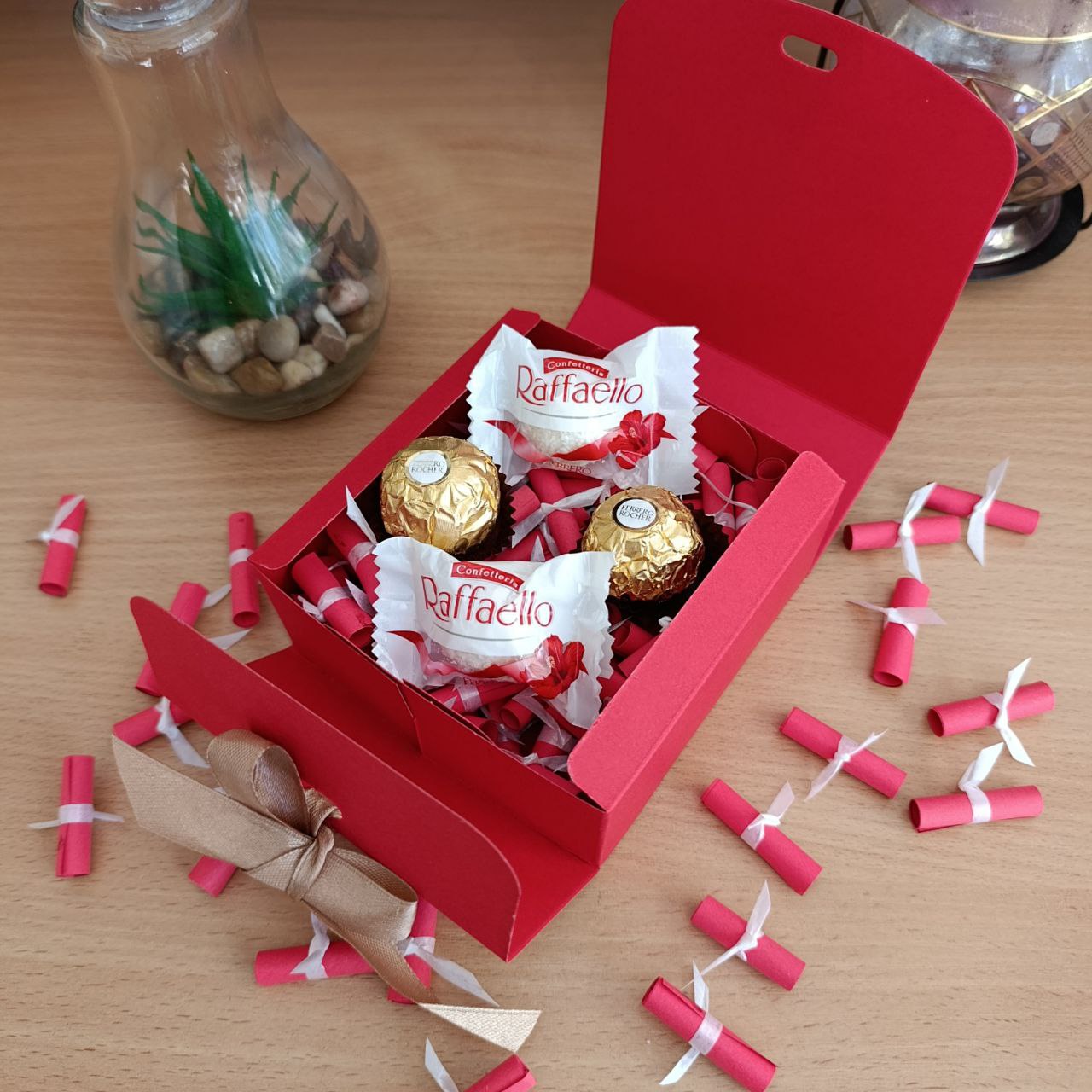 Подарунковий бокс з цукерками та 101 причиною чому я тебе кохаю для дівчини на день народження день закоханих 8 березня (ar299) - Зображення 3