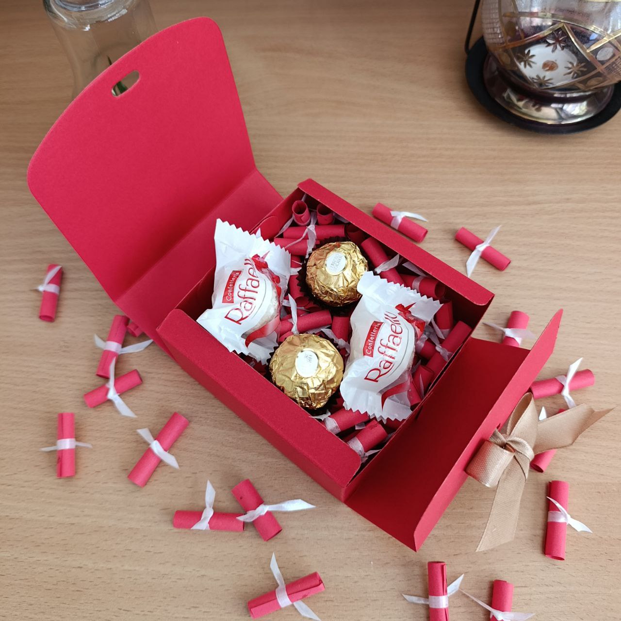 Подарунковий бокс з цукерками та 101 причиною чому я тебе кохаю для дівчини на день народження день закоханих 8 березня (ar299) - Зображення 2