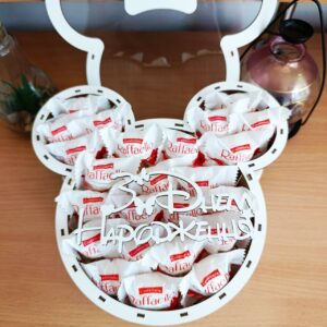 Подарунковий бокс з цукерками Raffaello для дитини або дівчини на день народження день закоханих 8 березня свято (ar302)