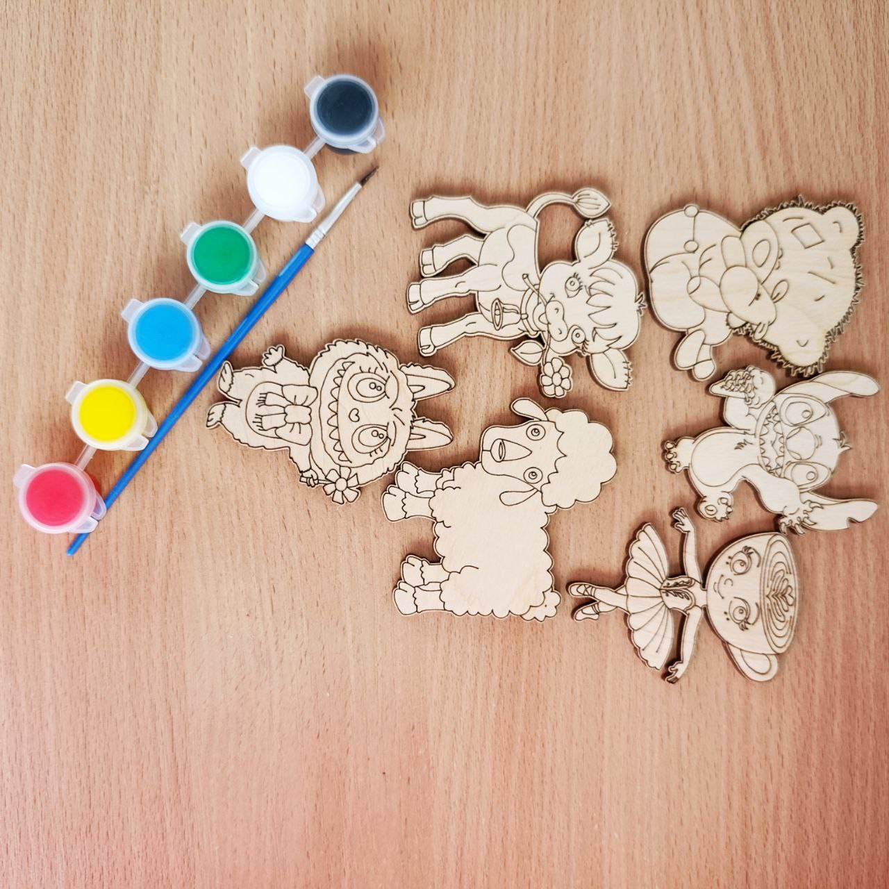 Подарунковий бокс з розвиваючими іграшками - розмальовками для дитини на Новий рік Різдво день народження (ar310) - Зображення 3