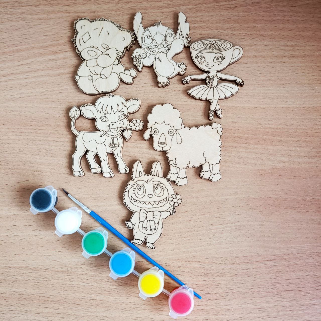 Подарунковий бокс з розвиваючими іграшками - розмальовками для дитини на Новий рік Різдво день народження (ar310) - Зображення 2