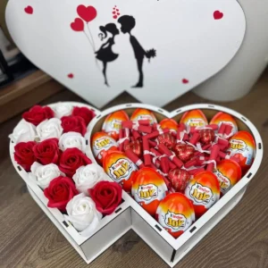 Подвійний подарунковий бокс для коханої “101 причина «Чому я тебе кохаю”