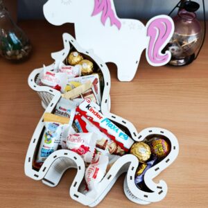 Подарунковий бокс з солодощами для дитини на день народження новий рік різдво (ar311)