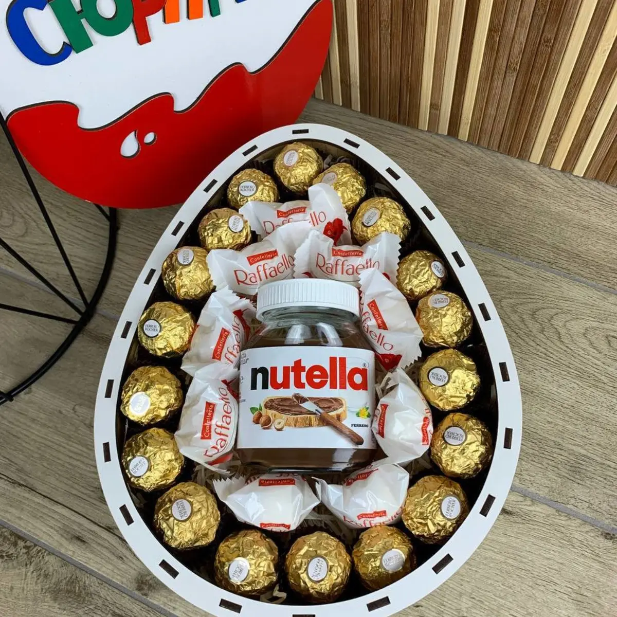 Кіндер бокс із солодощів для дитини або дівчини на новий рік різдво день народження (box37) - Зображення 4