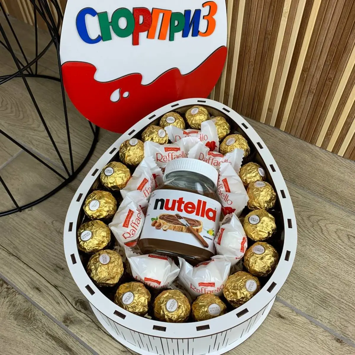 Кіндер бокс із солодощів для дитини або дівчини на новий рік різдво день народження (box37) - Зображення 3